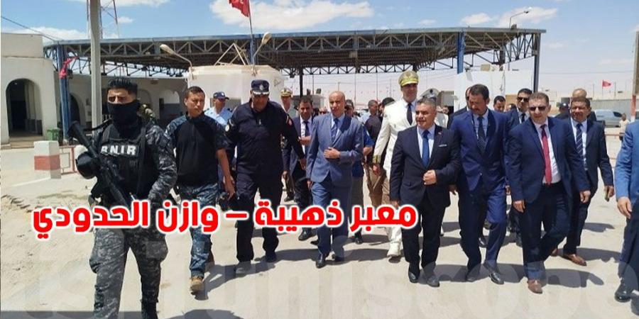 وزير الداخلية يعاين معبر ذهيبة – وازن وعودة الأشغال بنسبة إنجاز بلغت 80%