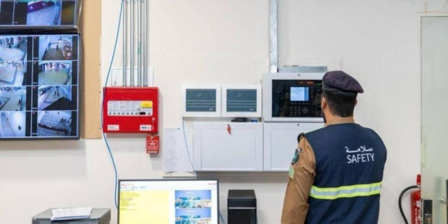 الدفاع المدني تواصل أعمال الإشراف الوقائي في المسجد النبوي الشريف