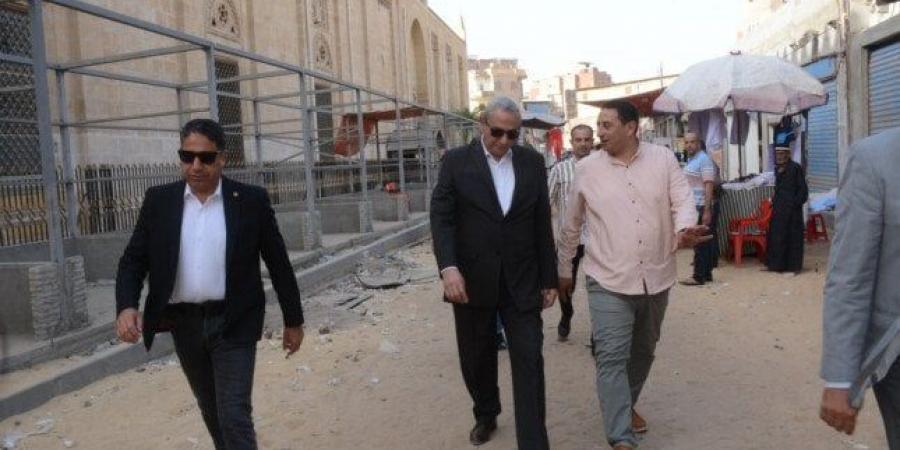 محافظ الغربية يتفقد أعمال تطوير مسجد السيد البدوي ومحيطه بطنطا ويؤكد: مشروع متكامل لاستعادة الهوية البصرية