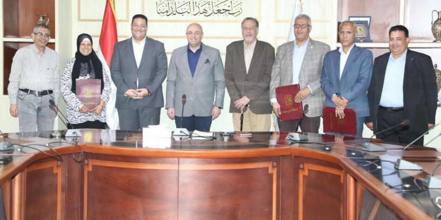 بروتوكول ثلاثي بين نهضة بني سويف وشركة المياه والوحدة المحلية