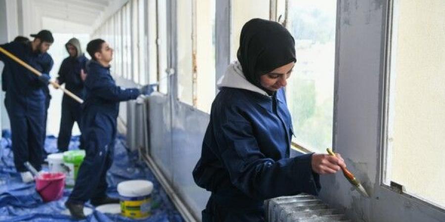كاريتاس لبنان وSwissContact رممتا مدرسة عجلتون الفنية بمشروع جمع التدريب المهني وبناء السلام