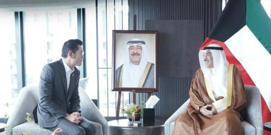 ولي عهد الكويت يستقبل ملك مملكة بوتان بمقر إقامة سموه بمدينة أوساكا اليابانية