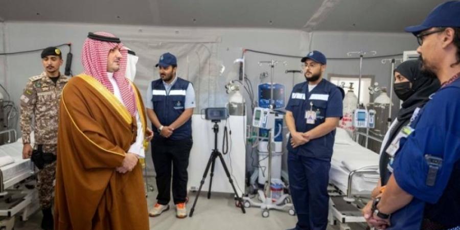 وزير الداخلية يدشن المستشفى الميداني التابع للوزارة في مشعر عرفات