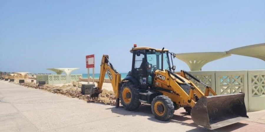 بدء أعمال صيانة وتطوير الواجهة البحرية بالخفجي