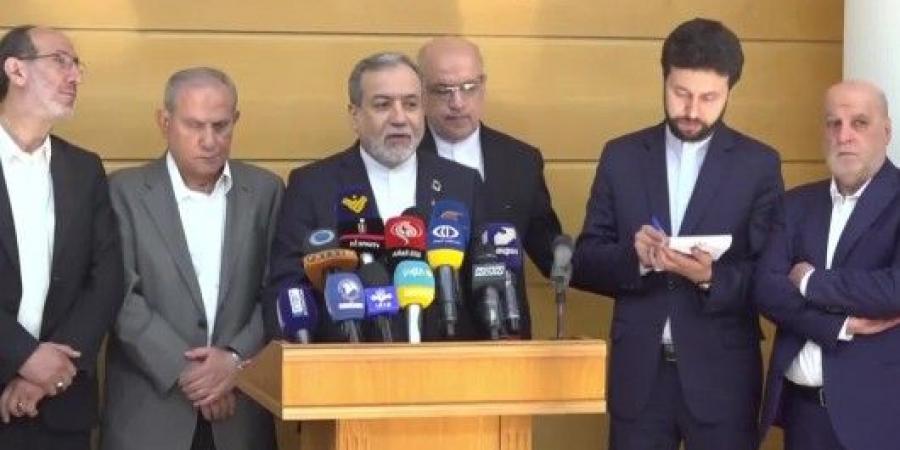 عراقجي في مطار بيروت: نؤكد دعمنا لوحدة لبنان وسيادته في وجه الاحتلال والتدخلات