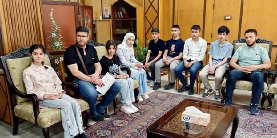 تربية حمص تكرم طلاب مدارسها الفائزين بعضوية الفريق الوطني للأولمبياد العلمي السوري