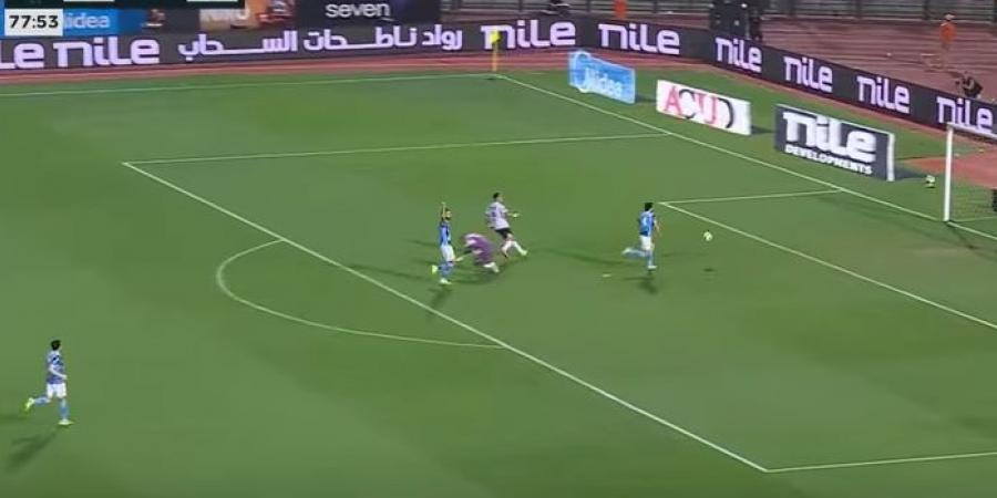 نهائي كأس مصر: ناصر منسي يسجل هدف التعادل للزمالك في مرمى بيراميدز في الدقيقة 78