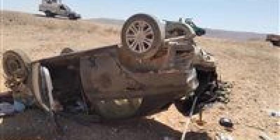 بالأسماء.. ننشر أسماء ضحايا حادث انقـ ـلاب سيارة ملاكي بالصف