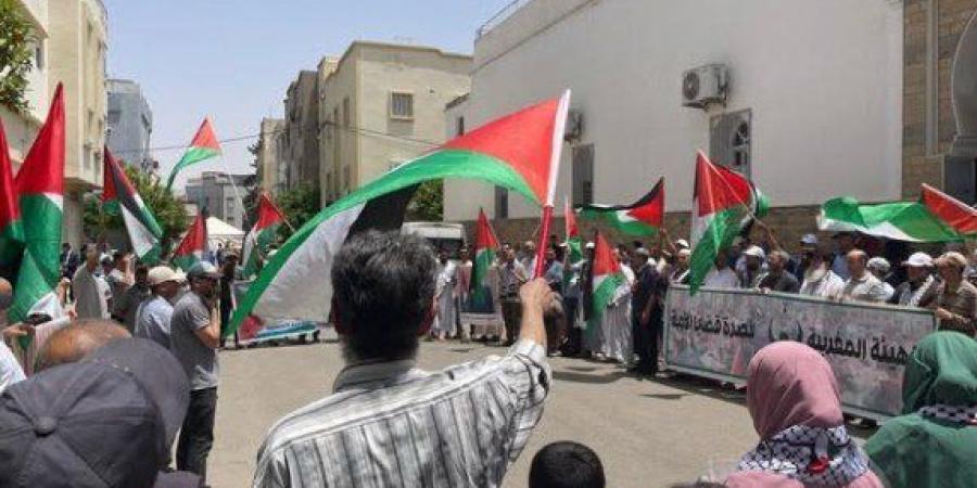مغاربة يواصلون التظاهر دعماً لغزة والأقصى للأسبوع الـ79