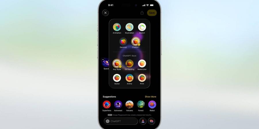 WWDC 2025: آبل تدمج ChatGPT في تحديثات Image Playground وGenmoji