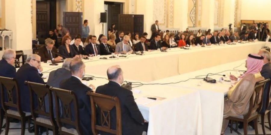رسامني شارك بأعمال مؤتمر "إعادة إعمار لبنان" وطاولة مستديرة حول تأهيل الخدمات الأساسية