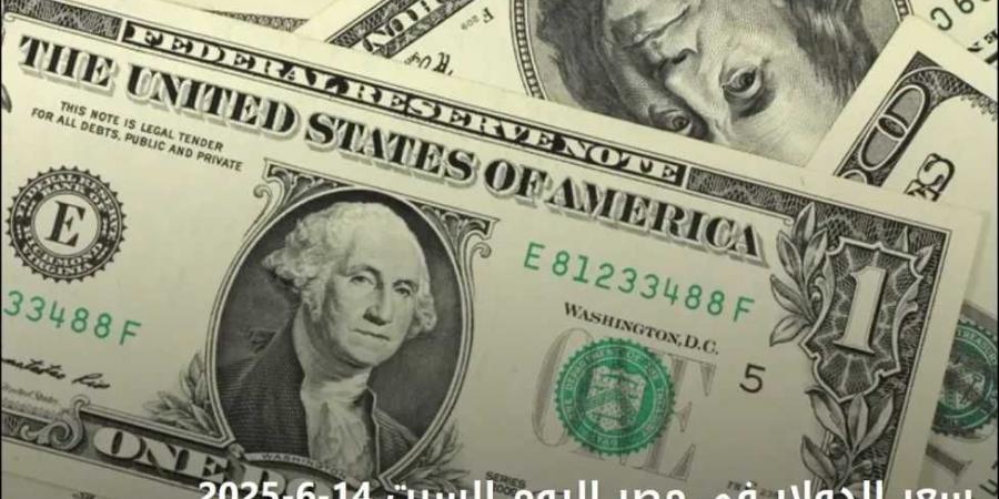 سعر الدولار في مصر اليوم السبت 14 يونيو 2025 .. تراجع طفيف في البنوك والسوق السوداء