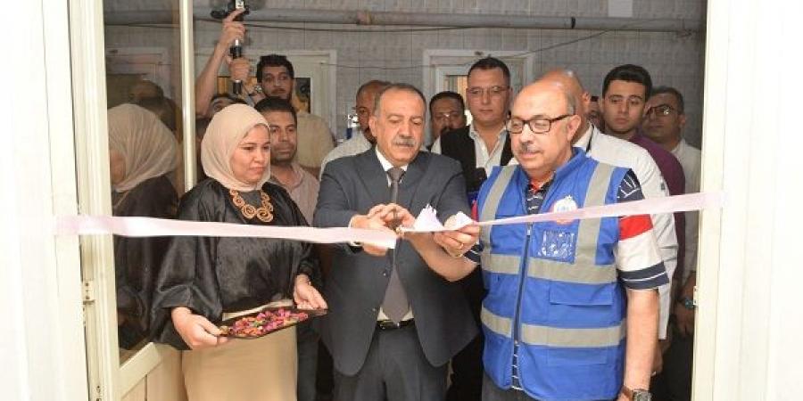 محافظ أسيوط يفتتح وحدتي فصل مشتقات الدم والأشعة المقطعية