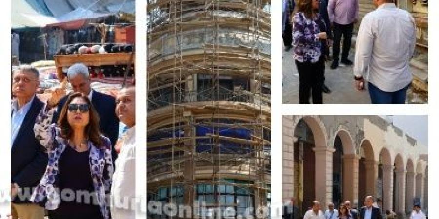 وزيرة التنمية المحلية: تطوير مرافق سوق العتبة بنسبة 100%