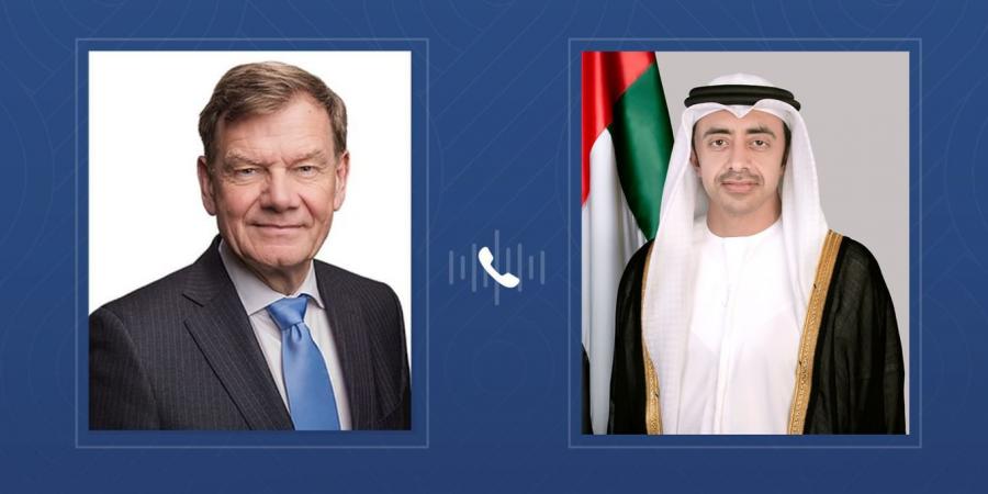 عبدالله بن زايد ووزير الخارجية الألماني يبحثان هاتفياً التطورات الإقليمية