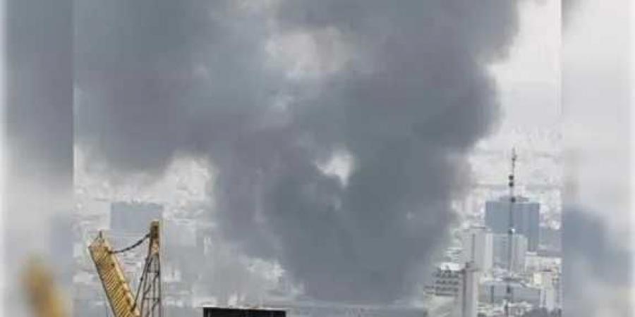 عاجل: شاهد مبنى التلفزيون الإيراني في طهران يحترق الآن بقصف اسرائيلي