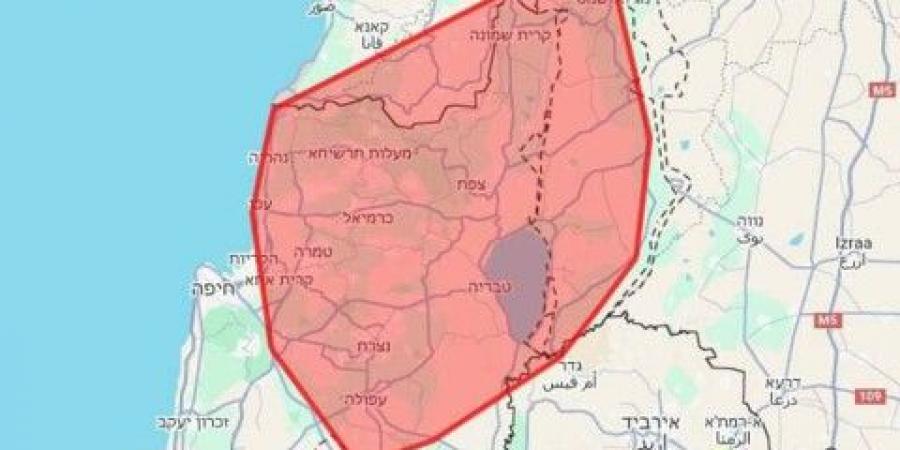 الجبهة الداخلية الاسرائيلية: رصد إطلاق صواريخ من إيران اتجاه شمال إسرائيل