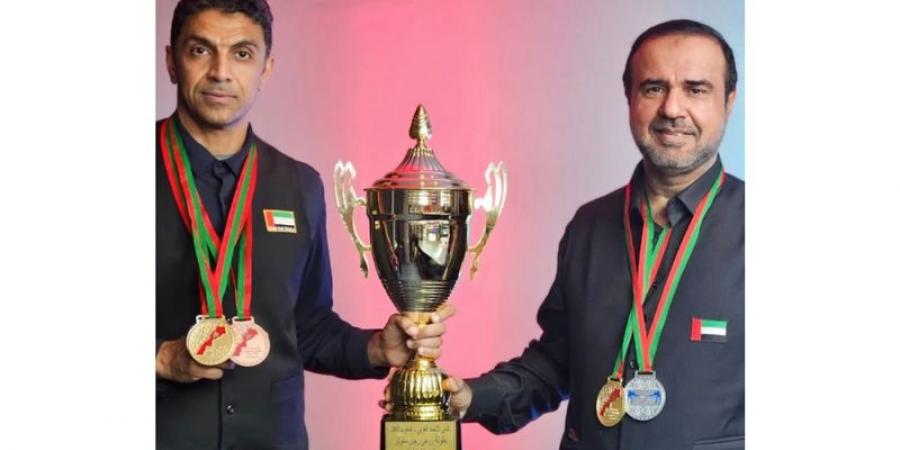 «ذهبية» للإمارات في زوجي السنوكر بكأس العرب