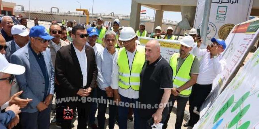 كدواني والشربيني يتفقدان مشروعات مياه الشرب والصرف الصحى
