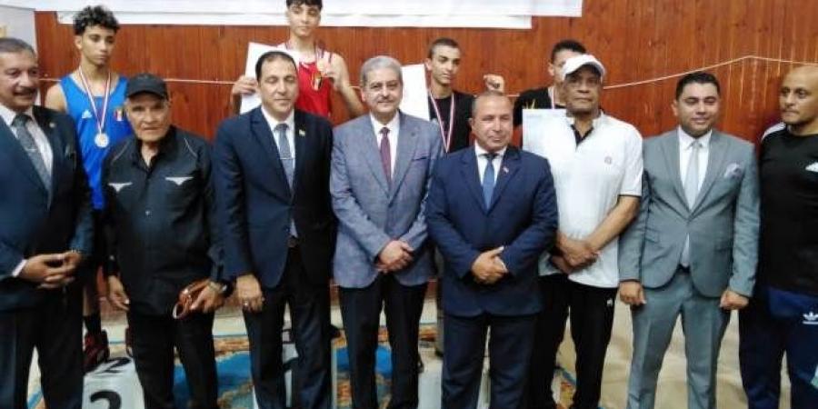 ختام منافسات بطولة الجمهورية للملاكمة ببنى سويف