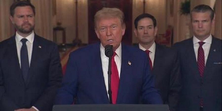 ترامب: قضينا على المنشآت النووية الإيرانية الثلاث وايران ترد المواقع المستهدفة لا تحتوي على مواد إشعاعية خطرة