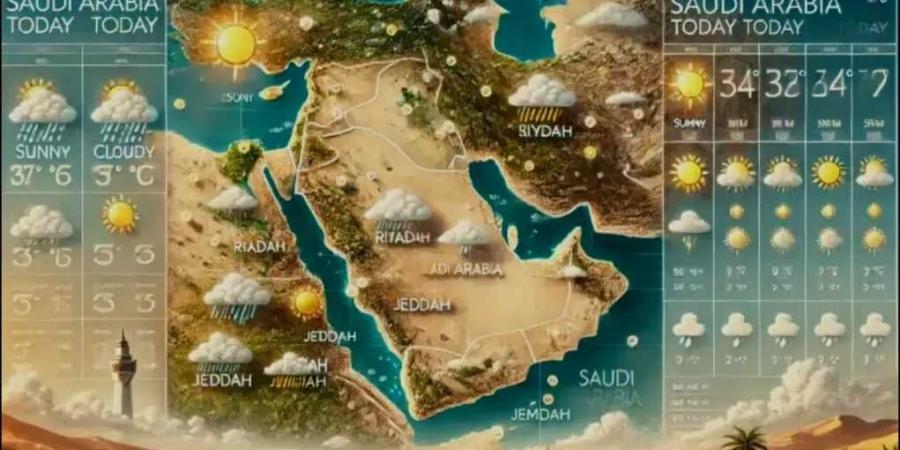 طقس السعودية .. حالة الجو ودرجات الحرارة بالمملكة اليوم الإثنين 23 يونيو 2025 - 27 ذي الحجة 1446