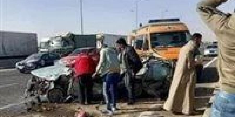 مصرع شاب في حادث تصادم بصحراوي المنيا