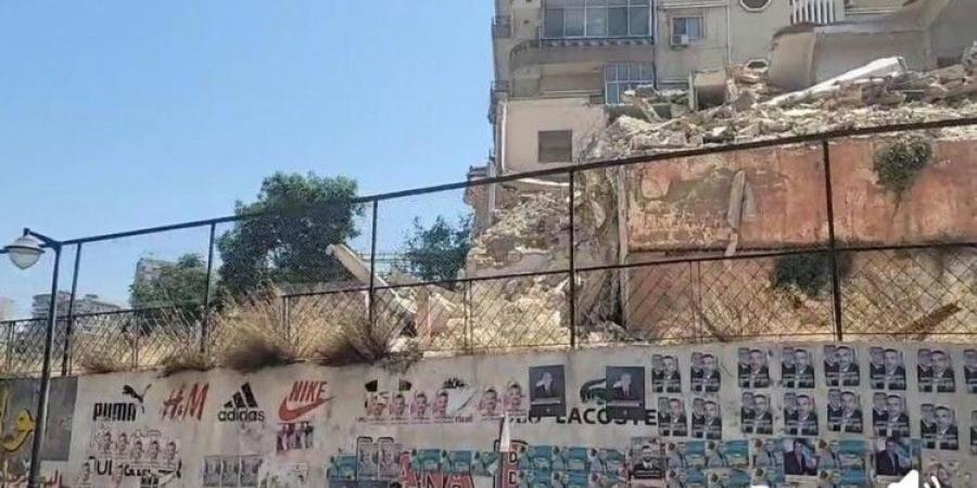 انهيار مبنى قديم غير مهجور على طريق قلعة طرابلس ولا إصابات