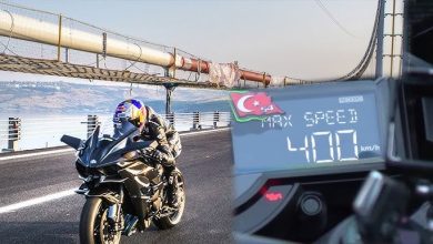 دراجة بمحرك نفاث تسجل سرعة 200 كم/س وتثير دهشة المتابعين في فيديو