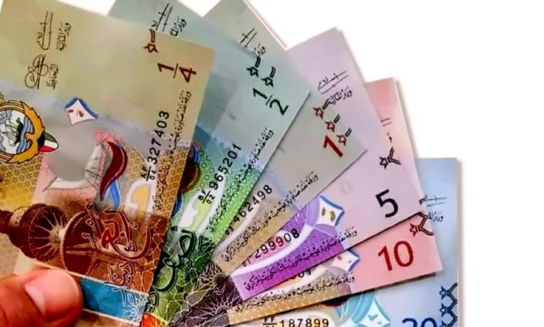 الدينار الكويتي في مصر