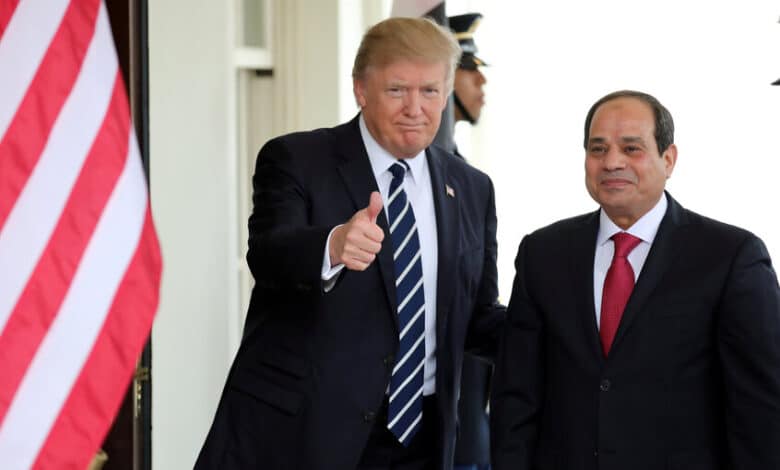 ترامب: أتعهد بحل مشكلة سد النهضة على المدى الطويل ويعترف "النيل قلب وروح مصر"