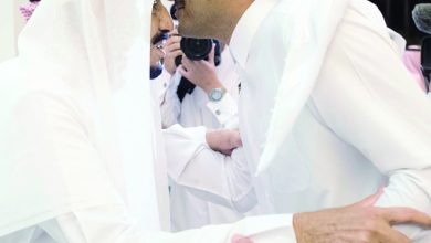 أمير قطر وخادم الحرمين