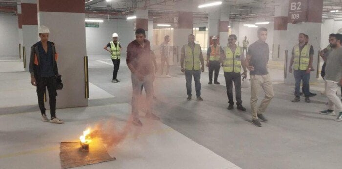 العاصمة الإدارية تستعد.. اختبار أنظمة الحريق بـ6 أبراج قبل التشغيل الرسمي