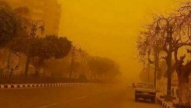 بيان عاجل من الأرصاد بشأن عاصفة ترابية تضرب القاهرة الكبرى