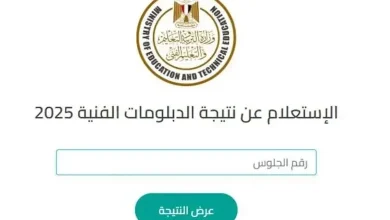 «خلال ساعات» نتيجة الدبلومات الفنية