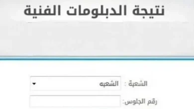 رابط نتائج الدبلومات الفنية 2025.. استعلم الآن لجميع الشعب والتخصصات