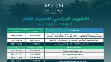 كم باقي على المدرسة ١٤٤٧ التعليم السعودي يطرح التقويم الدراسي.. فصلين أم ثلاث فصول؟