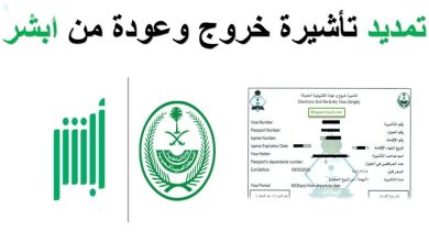 خدمة تمديد تأشيرة خروج وعودة لمن هم خارج المملكة "بتلك الخطوات"