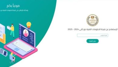 نتائج الدبلومات الفنية ستصدر اليوم السابع