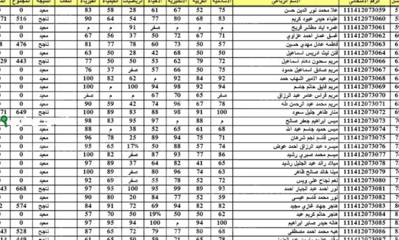 نتائج السادس الإعدادي 2025 الدور الأول.. موعد الظهور ورابط نتائجنا الرسمي