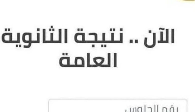 نتيجة الثانوية العامة 2025 في مصر.. رابط الاستعلام وخطوات الحصول عليها